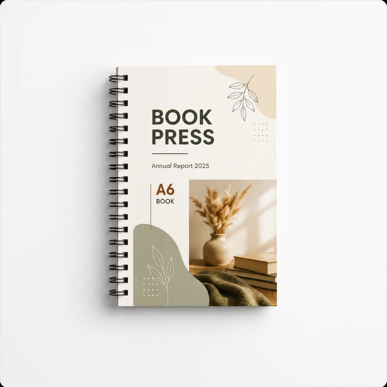 Example image for a6 book printing