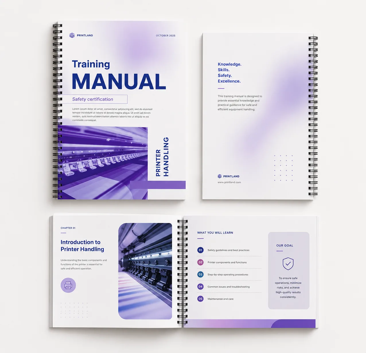 Example image for manual printing