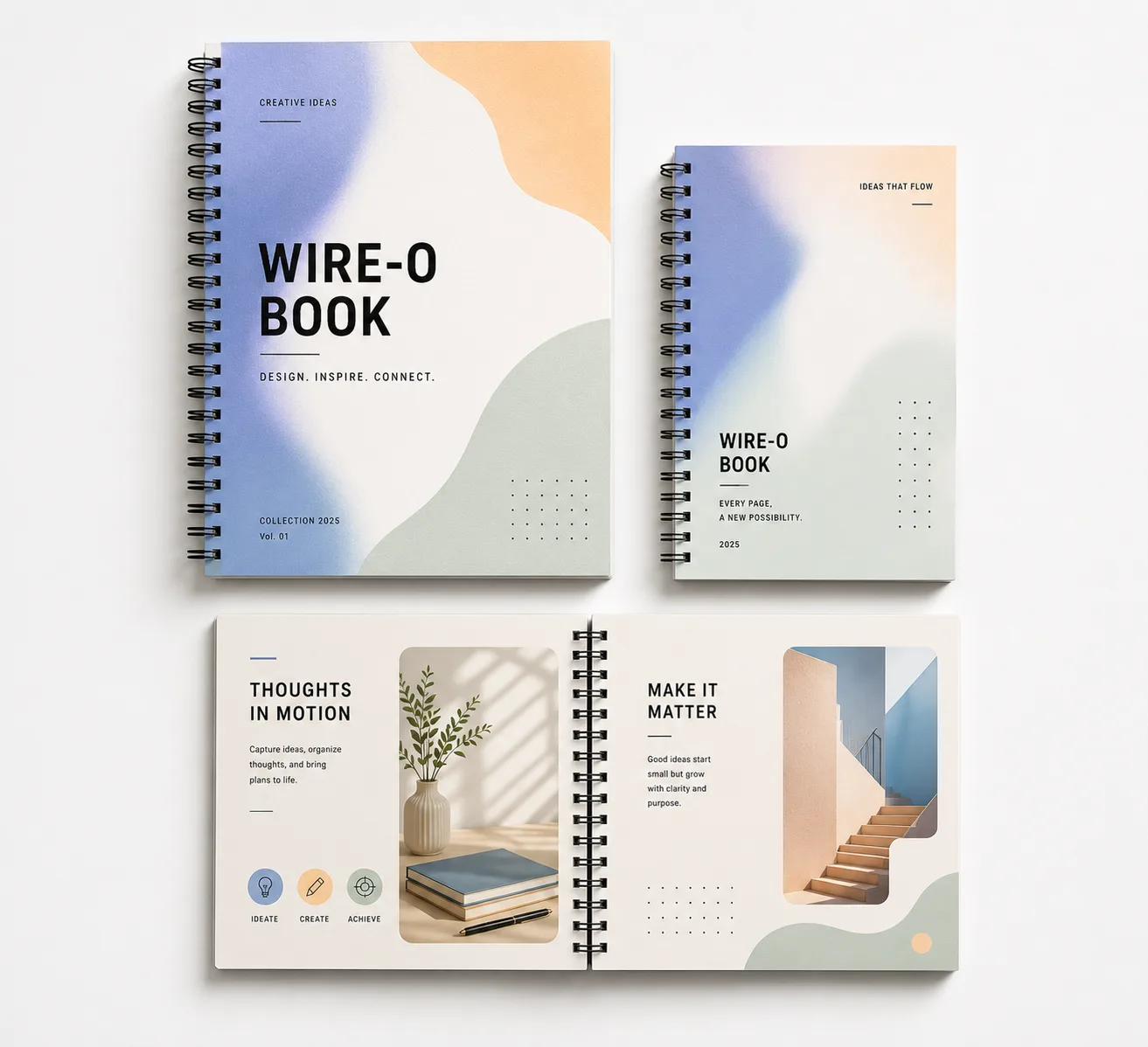 Example image for wire-o book printing