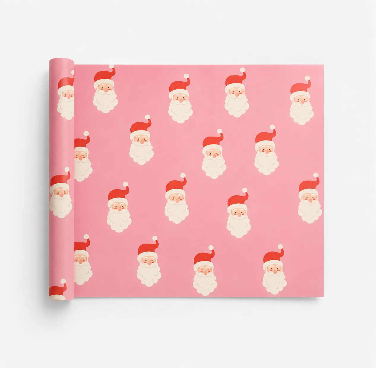 Wrapping paper with a custom print